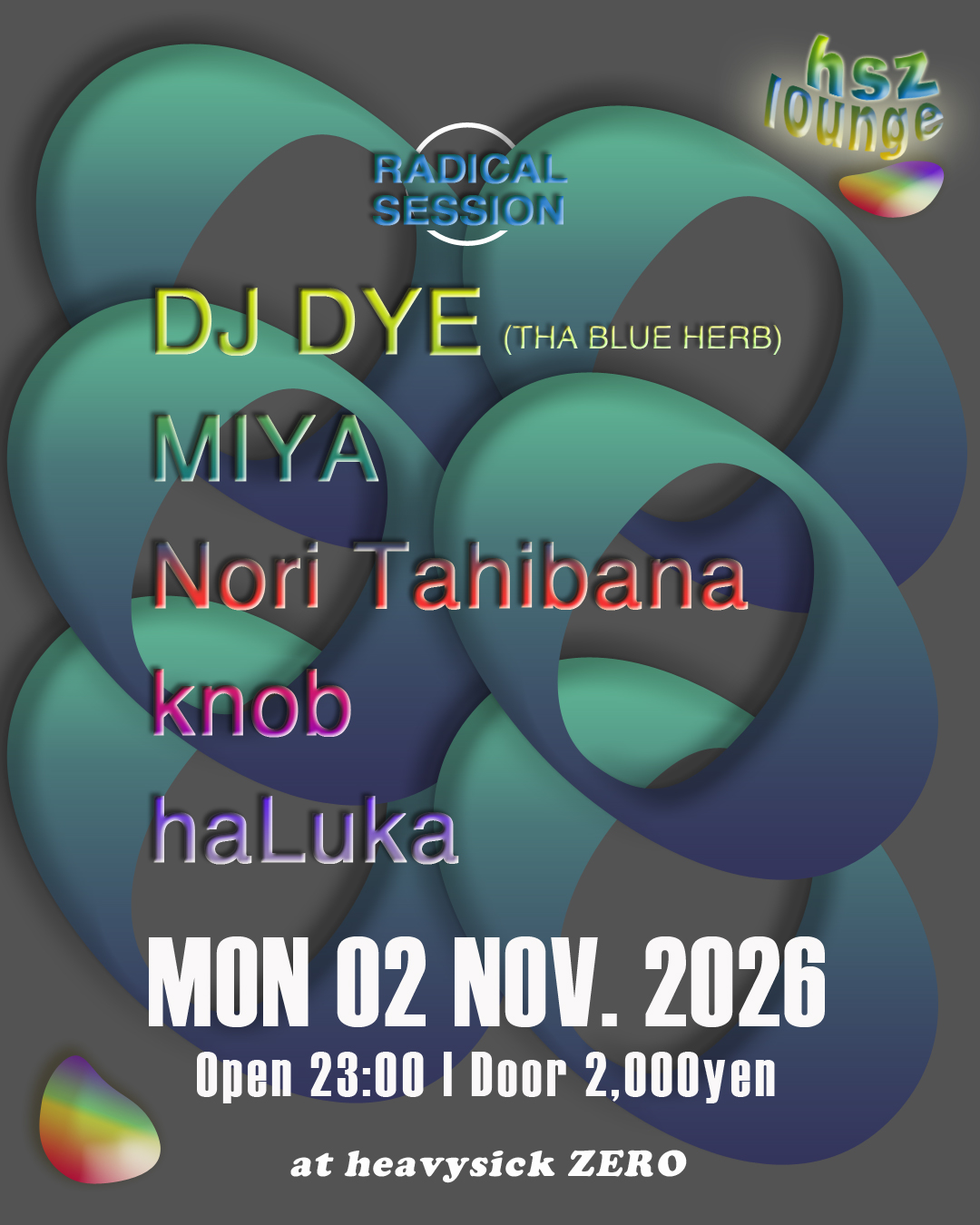 Flyer for R A D I C A L S E S S I O N