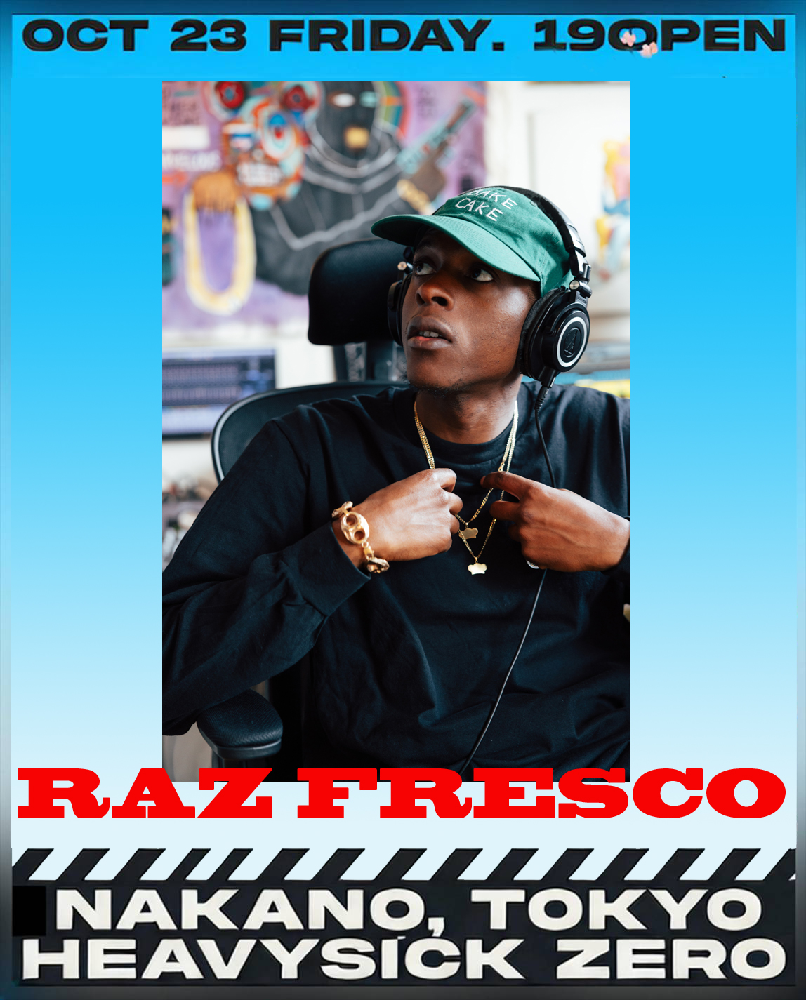 "RAZ FRESCO" LIVE IN JAPAN｜heavysick ZEROのフライヤー